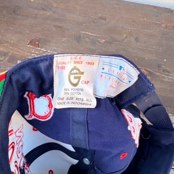 Vintage BOSTON RED SOX MLB Baseball script G CAP official hat snapback - Picture 7 of 7